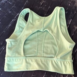 Athleta Mint Green longline Sports Bra size S